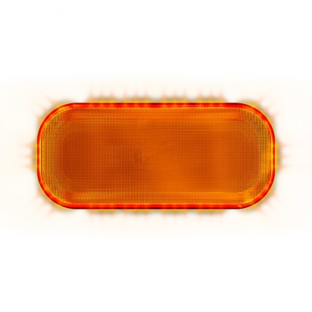 Mini R65 LED Lightbar - Single Bolt Mount - Amber Lens